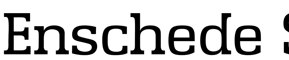 Enschede Serial font family download free