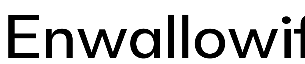 Enwallowify font family download free