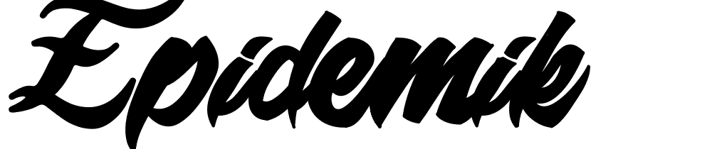 Epidemik font family download free