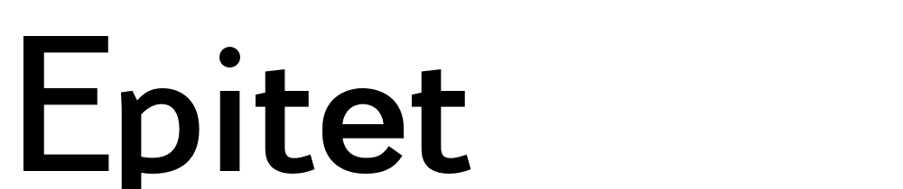 Epitet font family download free