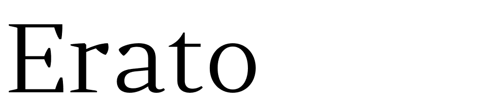 Erato font family download free