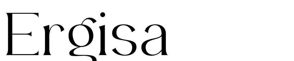 ergisa font family download free