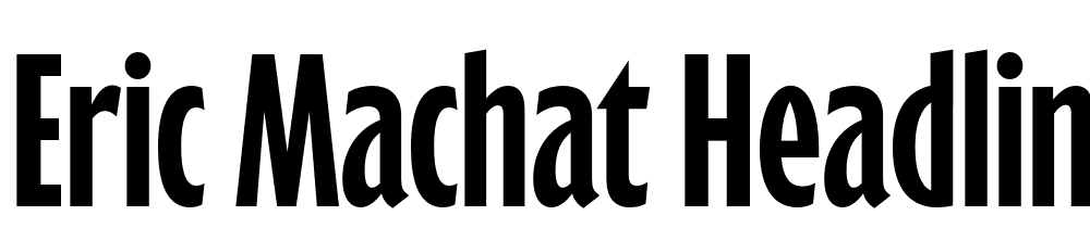 Eric-Machat-Headline-SemiBold font family download free