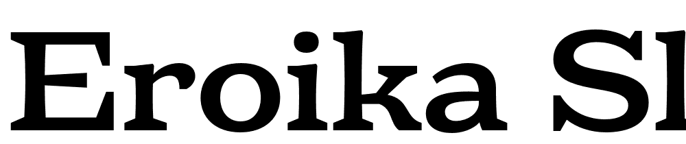 Eroika Slab font family download free