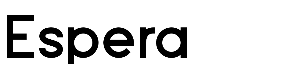 espera font family download free