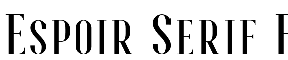 Espoir-Serif-Free-Regular font family download free