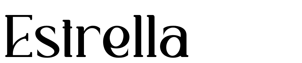 Estrella font family download free