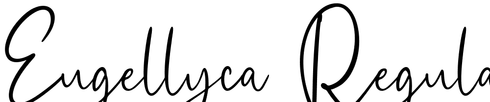 Eugellyca-Regular font family download free