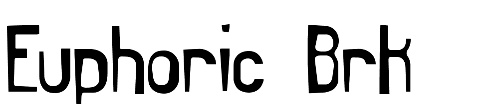 Euphoric-BRK font family download free