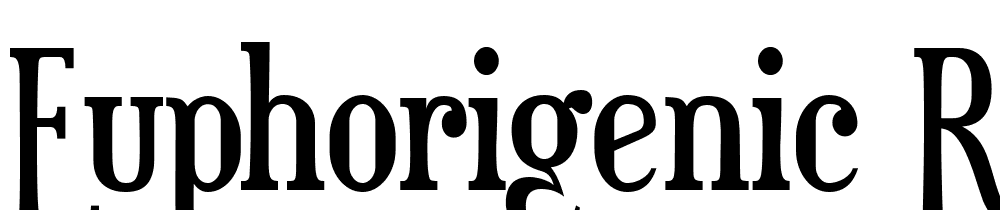 Euphorigenic-Regular font family download free