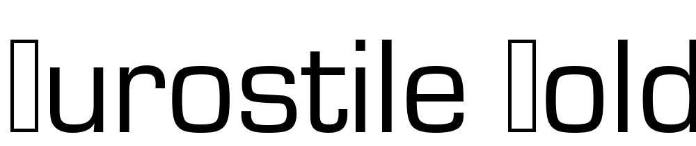 Eurostile-Bold font family download free