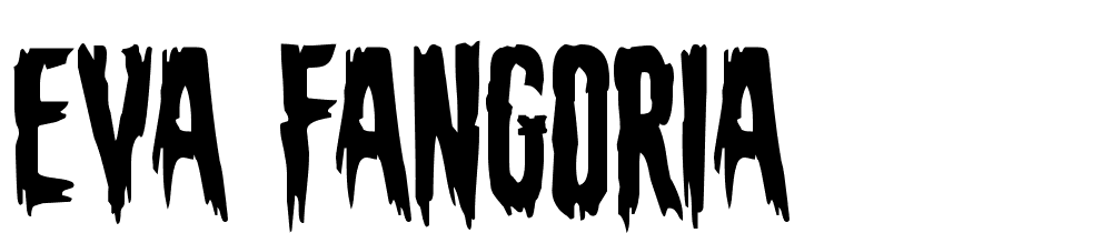 Eva-Fangoria font family download free