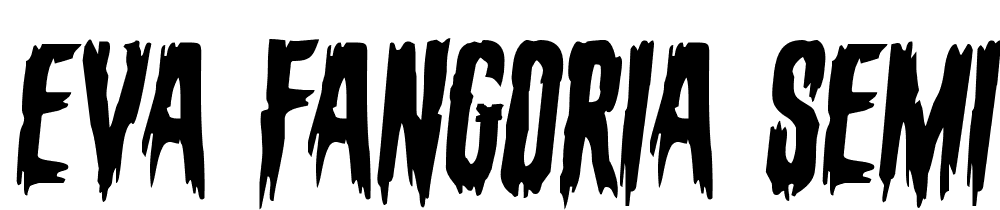 Eva-Fangoria-Semi-Italic font family download free