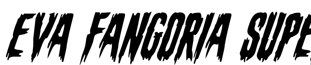 Eva-Fangoria-Super-Italic font family download free