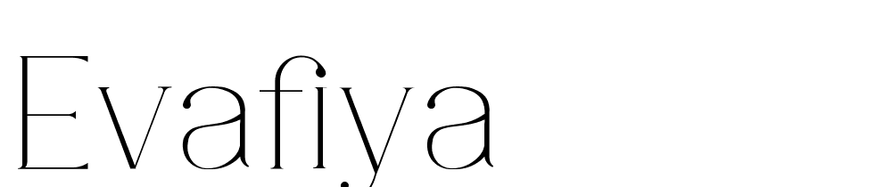 Evafiya font family download free