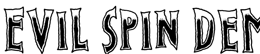 evil-spin-demo font family download free