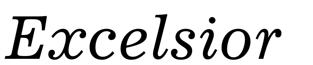 excelsior font family download free