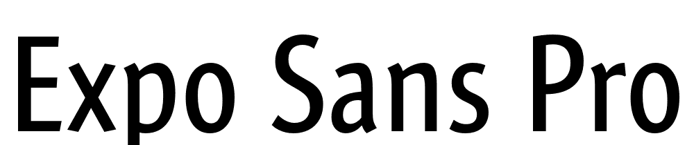 Expo-Sans-Pro-Cond font family download free