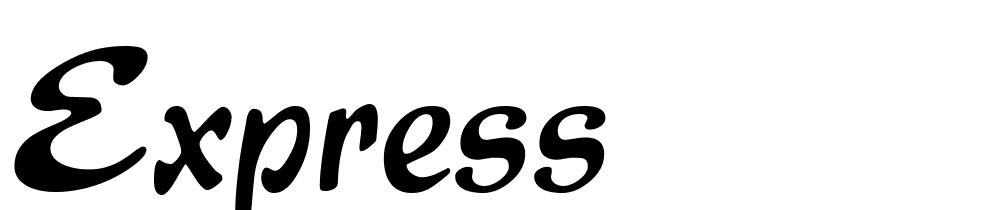 Express font family download free