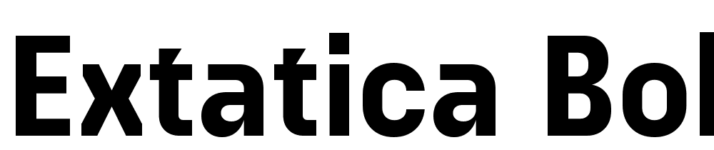 Extatica-Bold font family download free