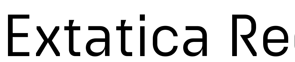 Extatica-Regular font family download free