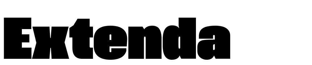 extenda font family download free