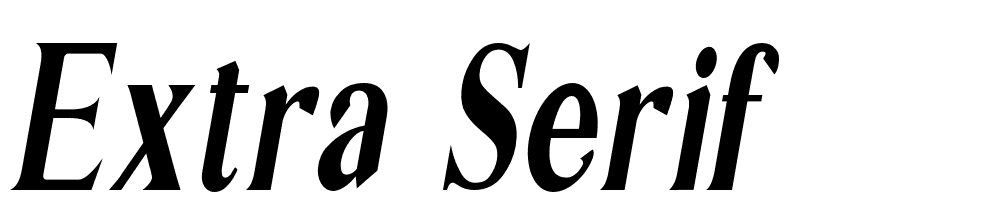 extra-serif font family download free