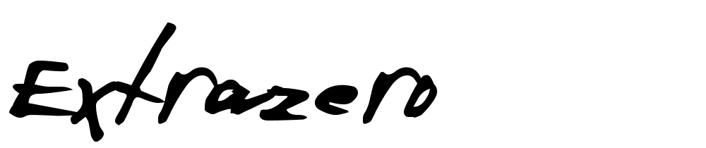 ExtraZero font family download free