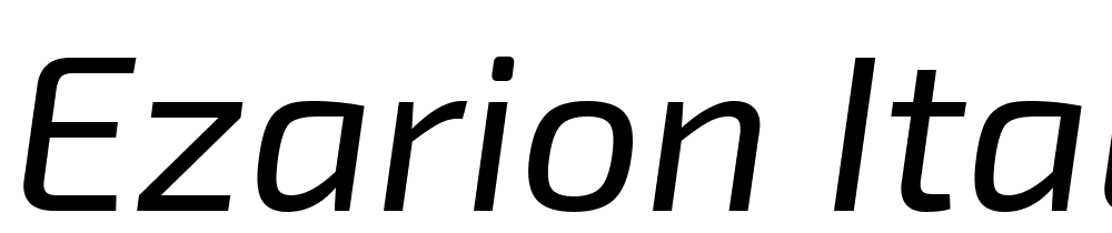 Ezarion-Italic font family download free