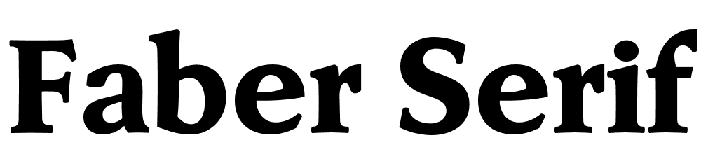 Faber-Serif-Reduced-85-Schwer font family download free