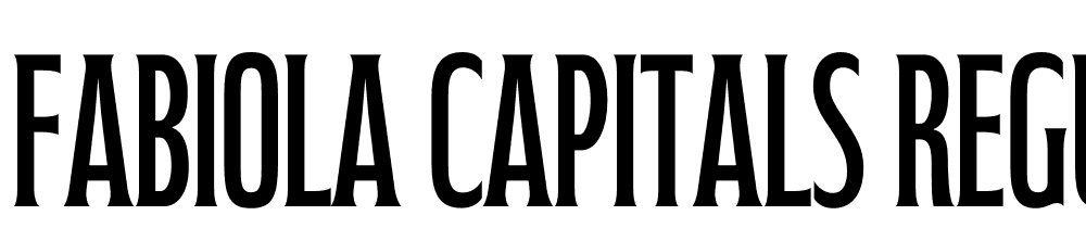 Fabiola-Capitals-Regular font family download free