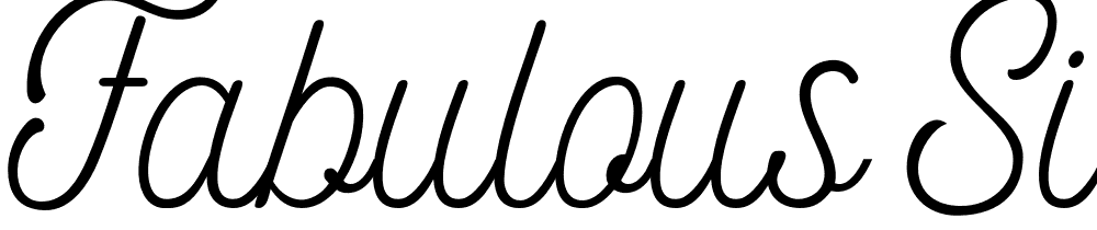 Fabulous-Signature font family download free