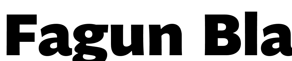 Fagun-Black font family download free