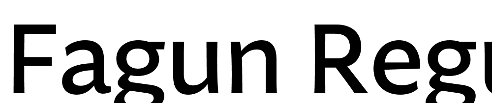 Fagun-Regular font family download free