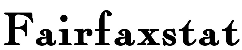 fairfaxstation font family download free
