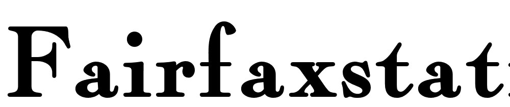 FairfaxStationNF font family download free