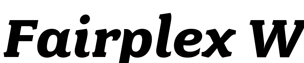 Fairplex-Wide-OT-Bold-Italic font family download free