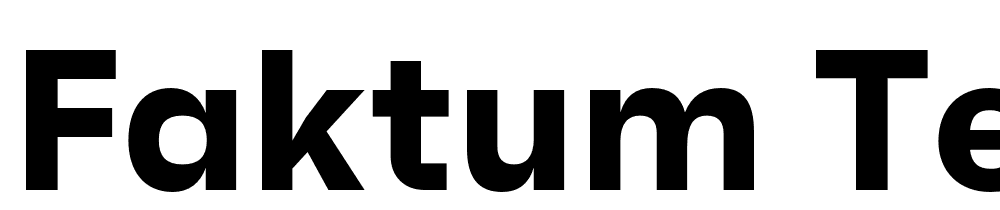 Faktum-Test-Bold font family download free