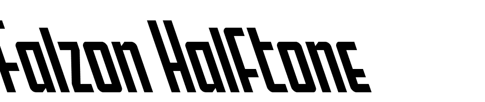 Falzon-Halftone font family download free