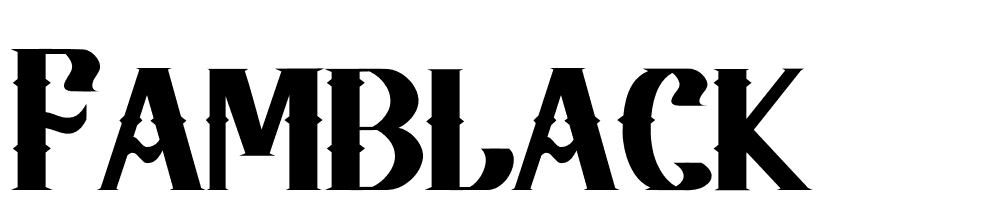 famblack font family download free