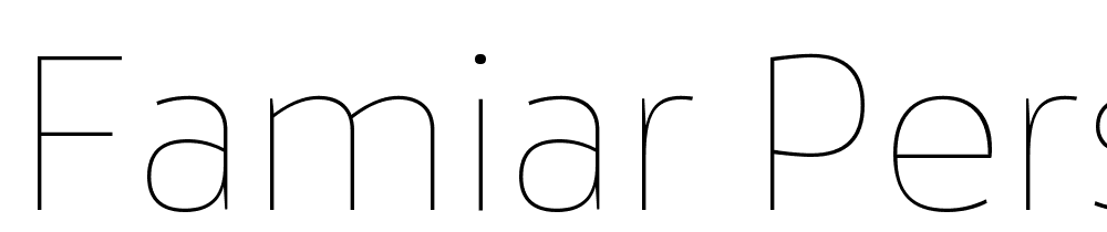 Famiar-PERSONAL-USE-ONLY-Black font family download free