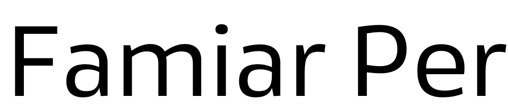 Famiar-PERSONAL-USE-ONLY-Regular font family download free