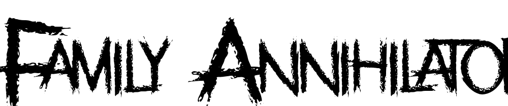 family_annihilator font family download free