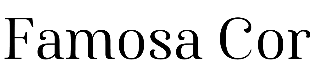 Famosa Core font family download free