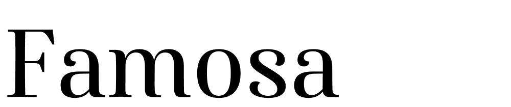 Famosa font family download free