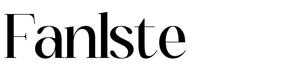 fanlste font family download free