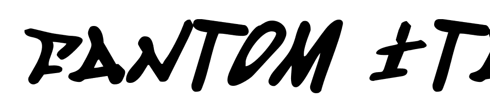 Fantom-Italic font family download free