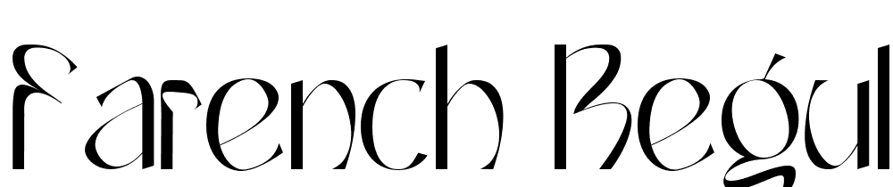 Farench-Regular font family download free