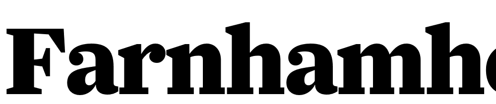 FarnhamHeadline-Black font family download free