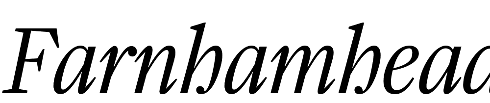 FarnhamHeadline-Light-Italic font family download free